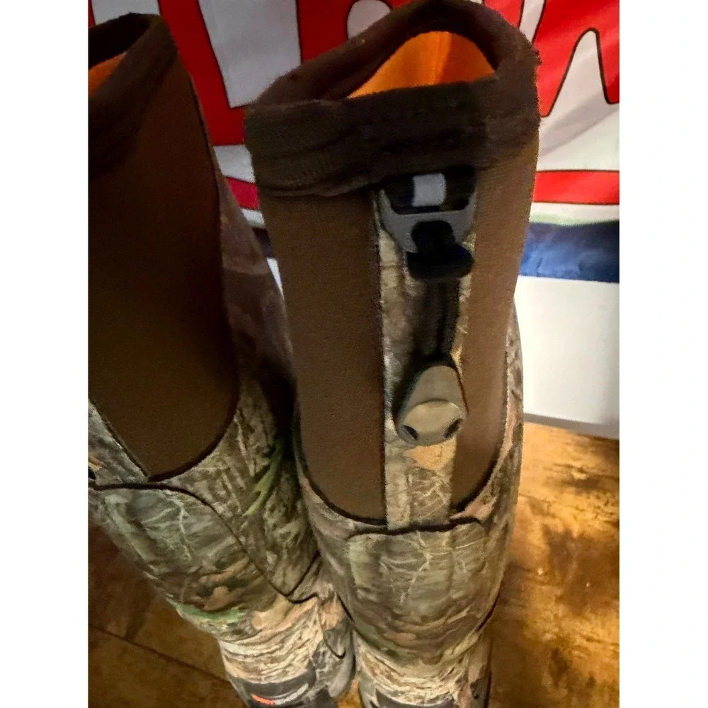 Dryshod‎ Mens 9-9.5 Green Camo Waterproof Mid Calf Comfort Pull On Hunting Boot